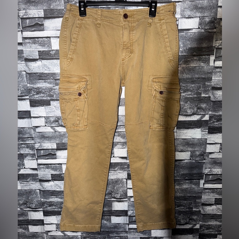 Chinos Hollister Men's Tan Cargo Pants size W32/L30